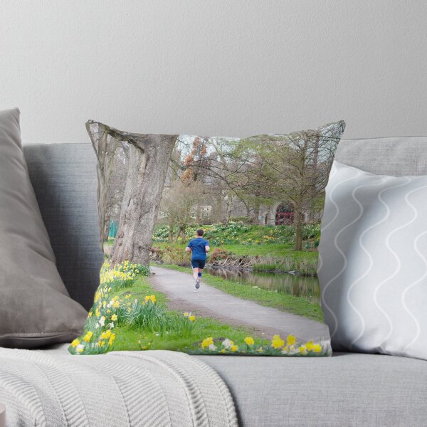 Item preview, Man running in Bute Park, Cardiff designed and sold by photoeverywhere.