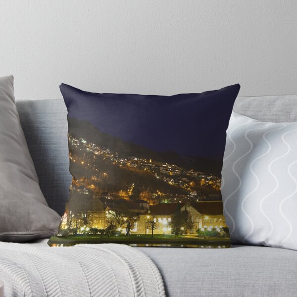 Item preview, Bergen city at night designed and sold by Paulius Bruzdeilynas.