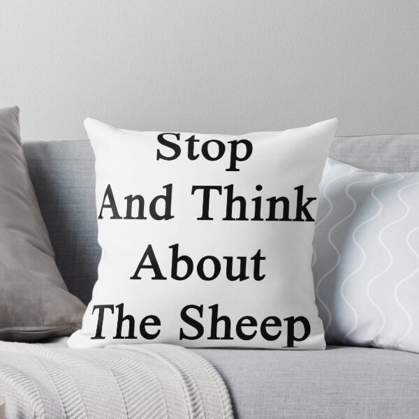 Item preview, Stop And Think About The Sheep  designed and sold by supernova23.
