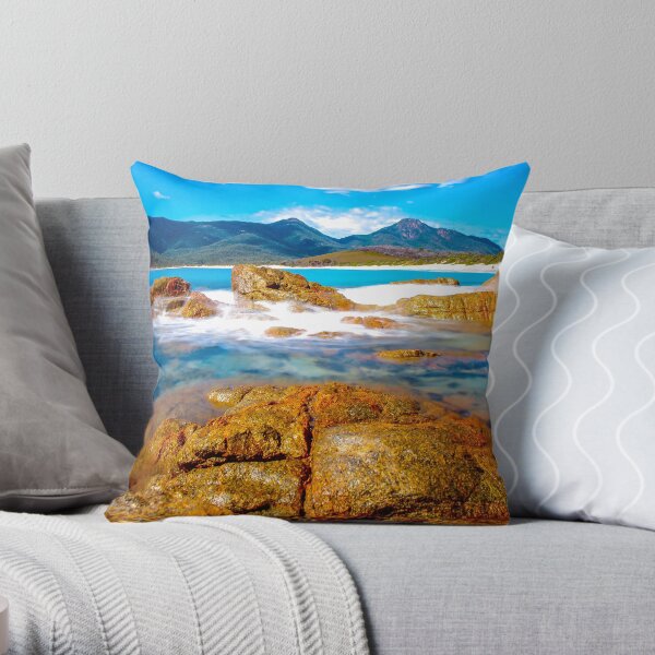 Wineglass Bay Throw Pillow
