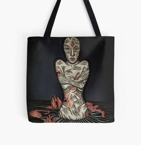 Tattooed With Emotions All Over Print Tote Bag