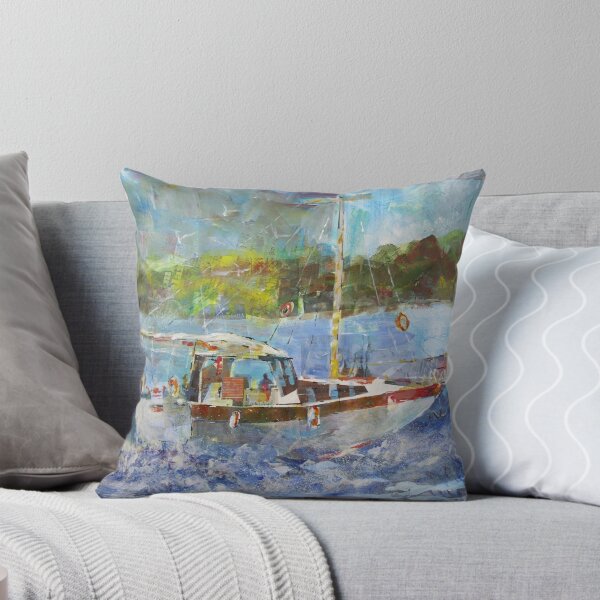 Item preview, Painting Of Boat At Sea - Sailing & Boats Art Gallery designed and sold by Ballet Dance-Artist.