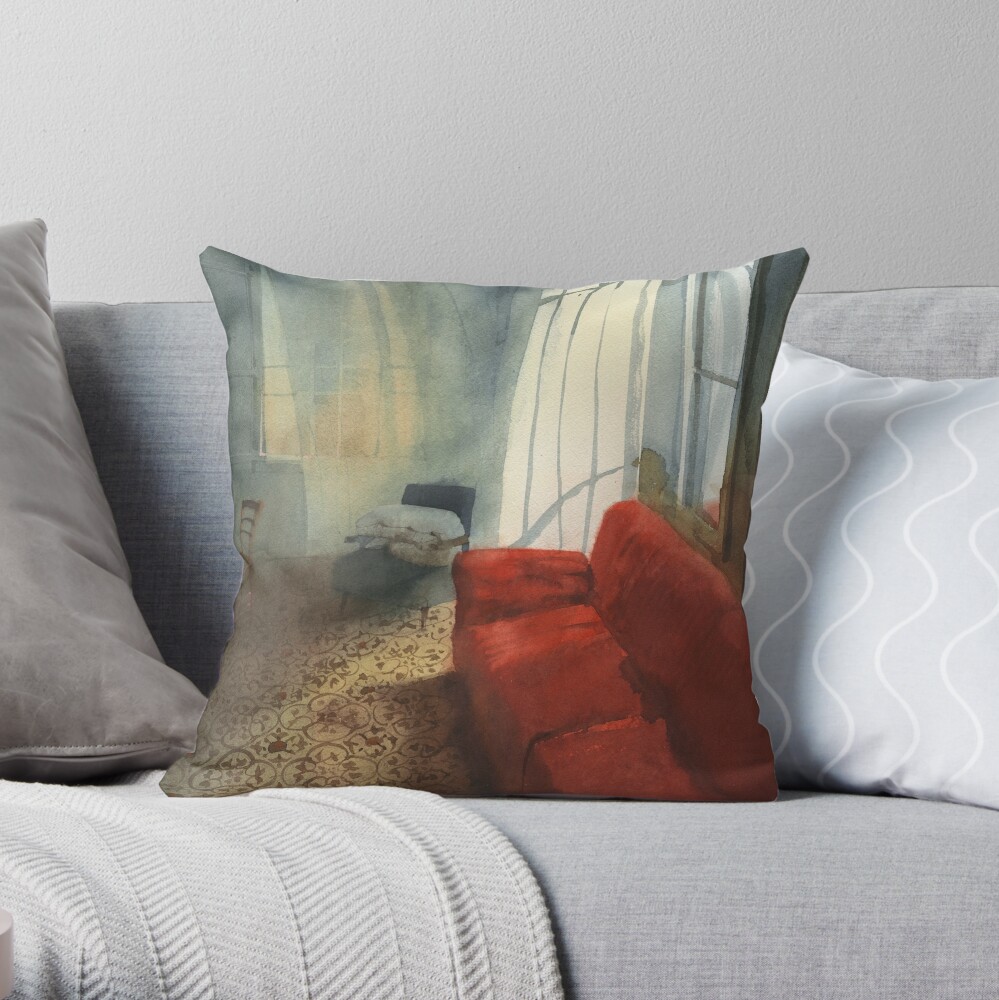 Red Sofa Throw Pillow By Akimas Redbubble   Throwpillow,small,1000x Bg,f8f8f8 C,0,200,1000,1000 