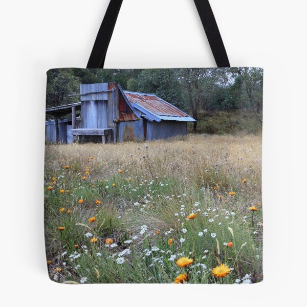 Item preview, Kellys hut in a field of flowers .Snowy Plain  designed and sold by Donovan Wilson.