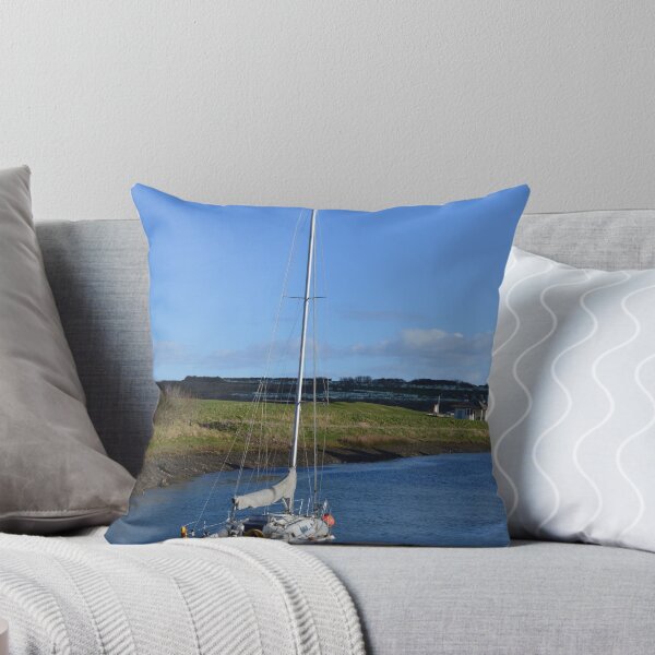 Item preview, Yacht In St Andrews Harbour designed and sold by Adrian Wale.