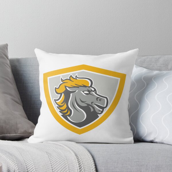 Item preview, Bronco Horse Head Shield designed and sold by patrimonio.