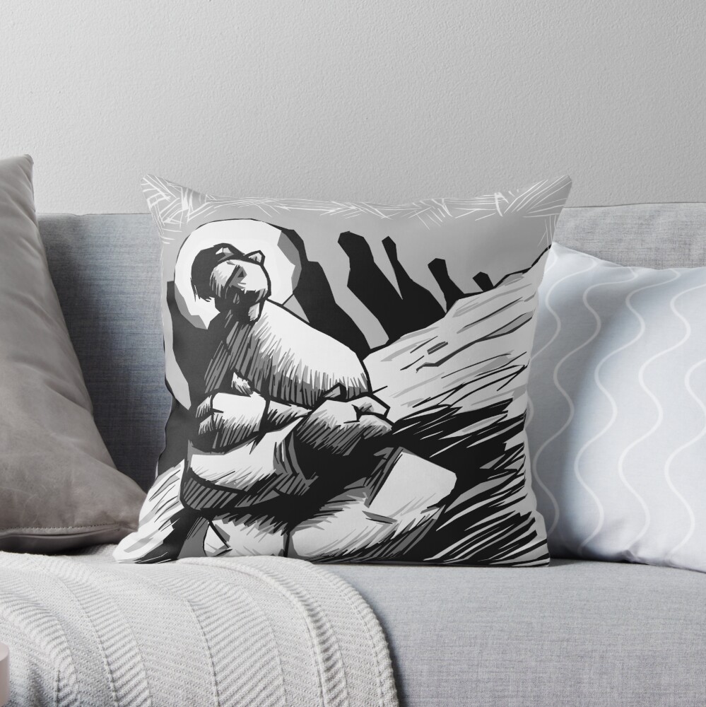 Item preview, Throw Pillow designed and sold by mistertengu74.