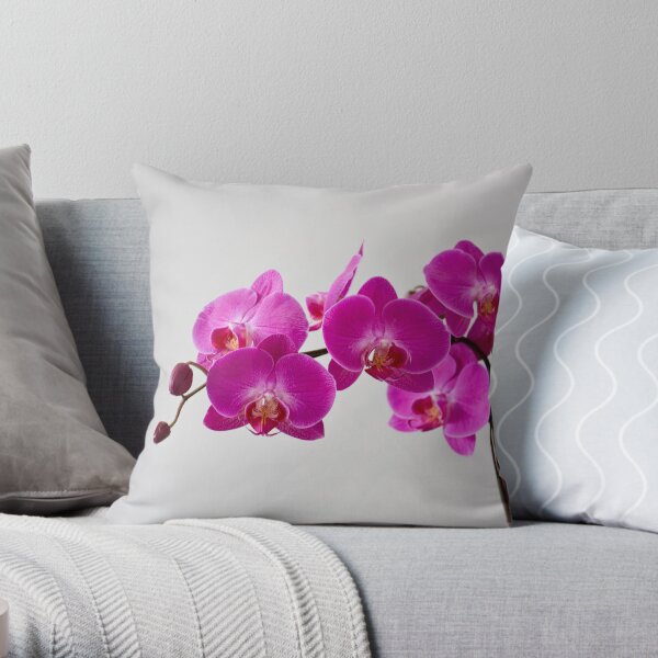 Fuchsia Magenta Throw Pillow