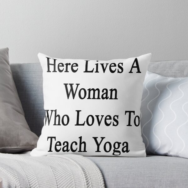 Aperçu de l'œuvre Here Lives A Woman Who Loves To Teach Yoga créée et vendue par supernova23.