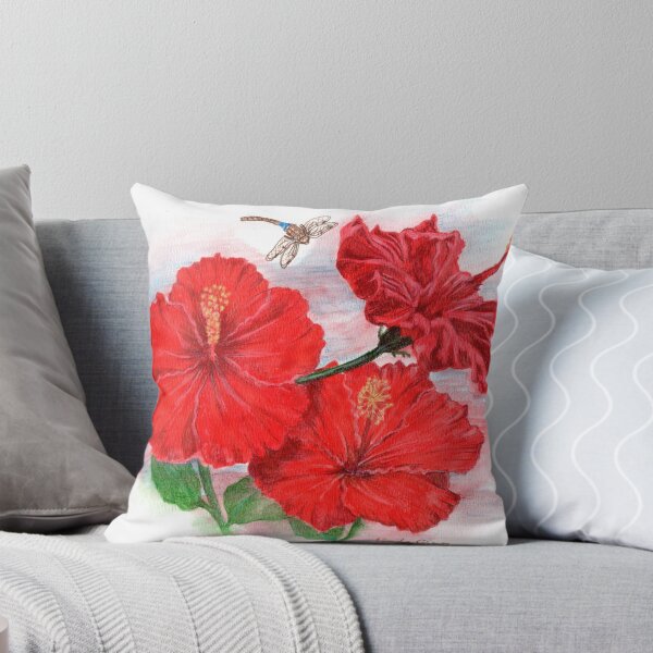 Item preview, Hibiscus with Dragonfly designed and sold by Linda Ginn.