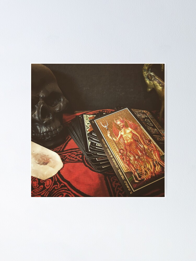 Thumbnail 1 of 3, Poster, Dark Tarot designed and sold by alipascal.