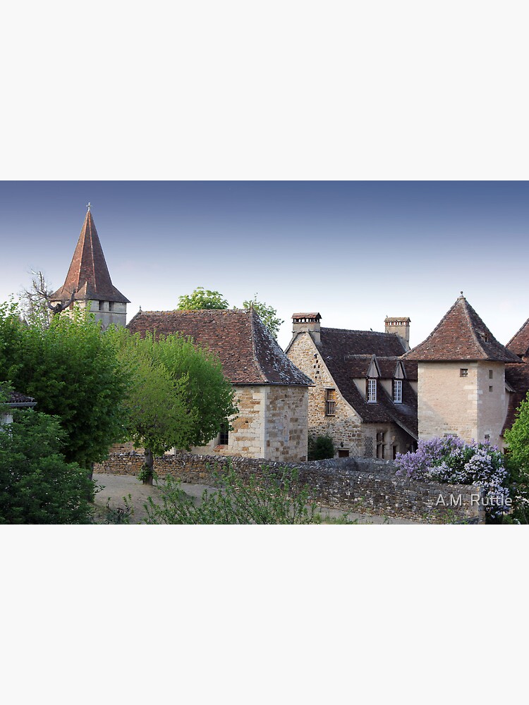 Rooflines of Carennac, France by annruttle