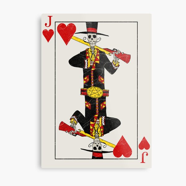 Jack of Hearts Metal Print