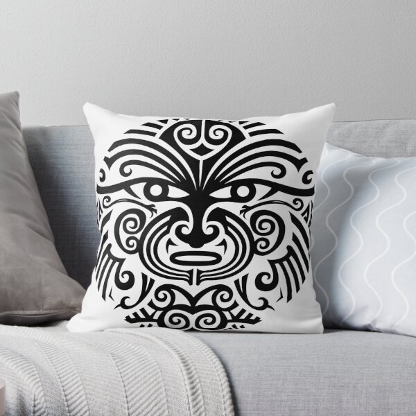 Man Face Throw Pillow for Sale by prrrki