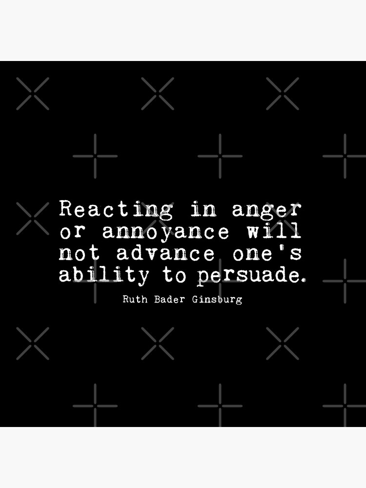 Reacting in anger or annoyance by corbrand