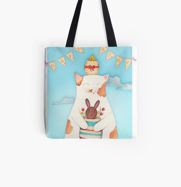Easter Blossom All Over Print Tote Bag
