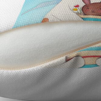 Alternate view of Easter Blossom Throw Pillow