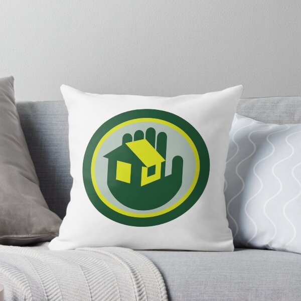 Item preview, Hand Holding House Circle Retro designed and sold by patrimonio.