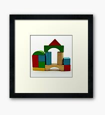 Nostalgic Toys Series - Blocks Framed Print