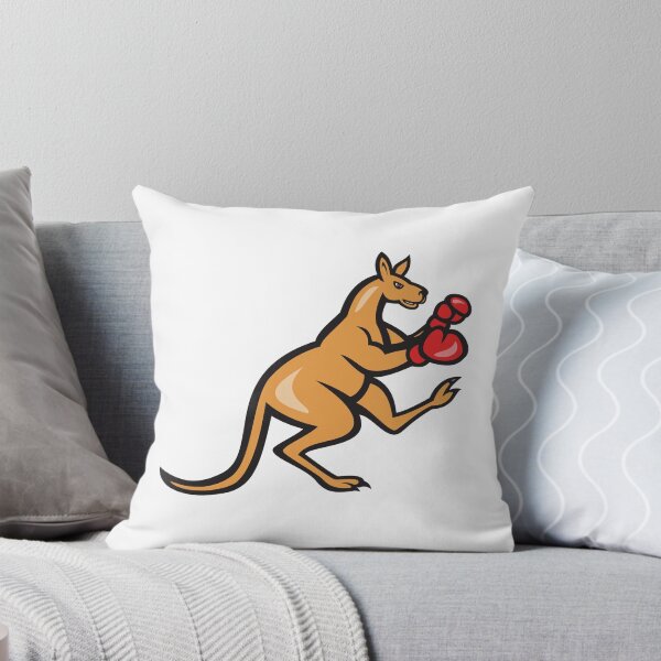 Item preview, Kangaroo Kick Boxer Boxing Cartoon designed and sold by patrimonio.