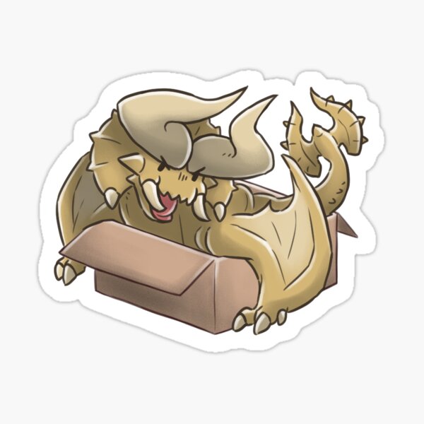 Bloodbath Diablos tribal design - Monster Hunter Sticker for Sale