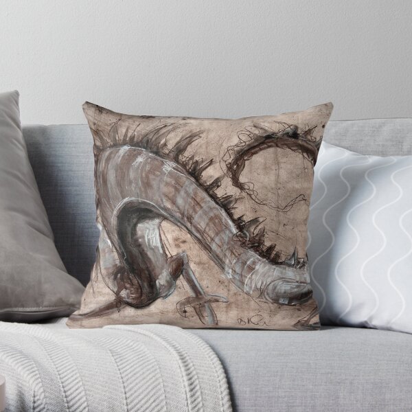 dragonmus Throw Pillow