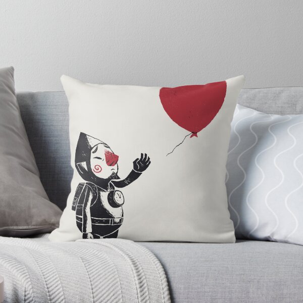 balloon fairy Throw Pillow