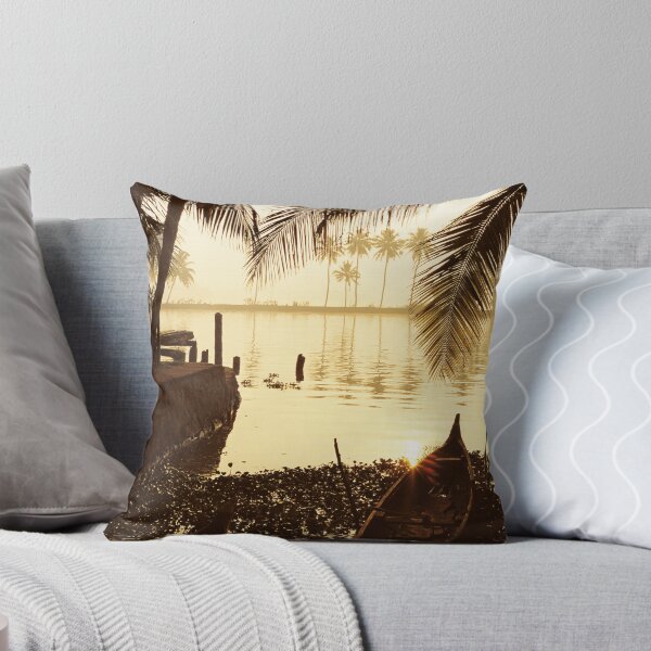 Item preview, Kerala Backwaters at sunrise designed and sold by Kathryn Burrington.