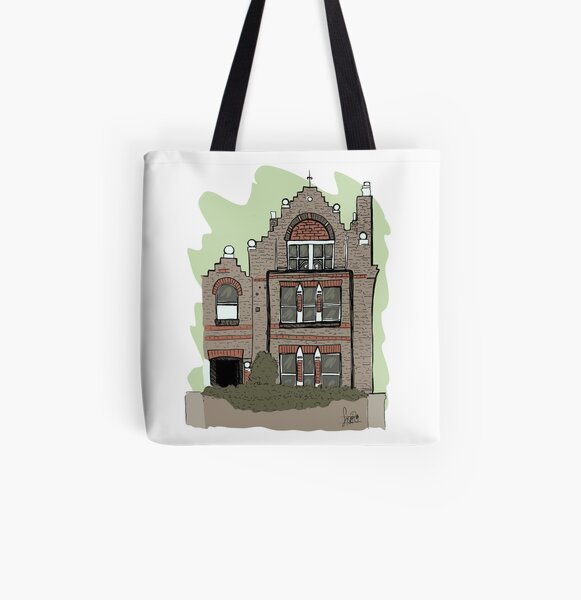 Spaced All Over Print Tote Bag