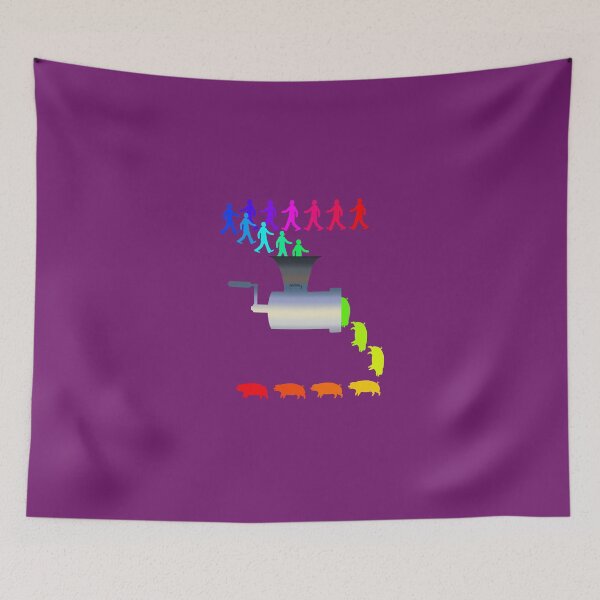 Item preview, Mincer changes men into pigs? (colour version) designed and sold by telberry.