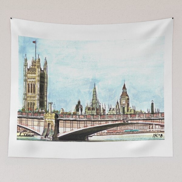 Item preview, Lambeth Bridge and The Palace of Westminster. designed and sold by Martin Kirkwood.
