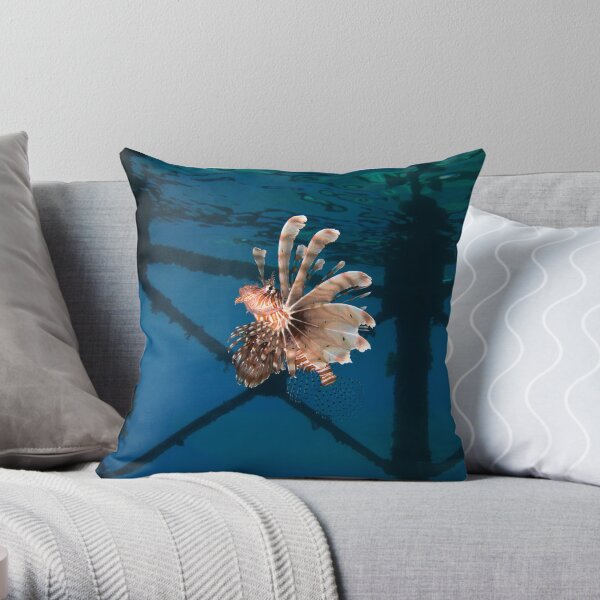 Flying Lion Throw Pillow