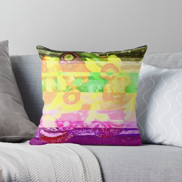Peppers Throw Pillow