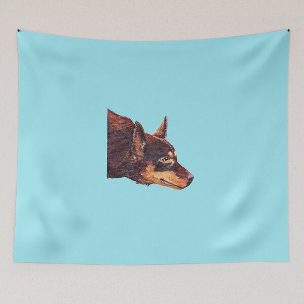 Item preview, Rosie ~ Portrait of an Australian Kelpie  designed and sold by Barbara Applegate.