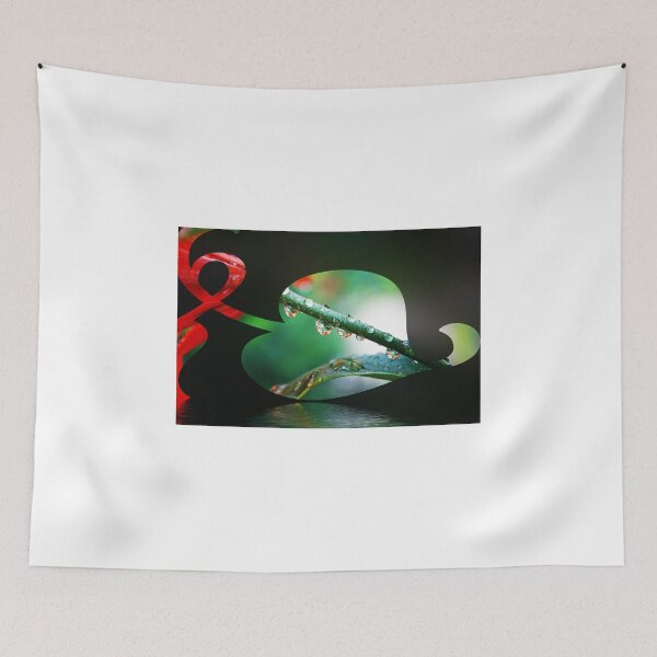 Item preview, Rain drops -Red Lilly in reflection designed and sold by LudaNayvelt.