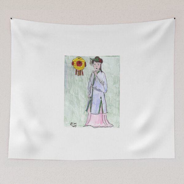 Item preview, Lady With Yellow Lantern designed and sold by RobynLee.