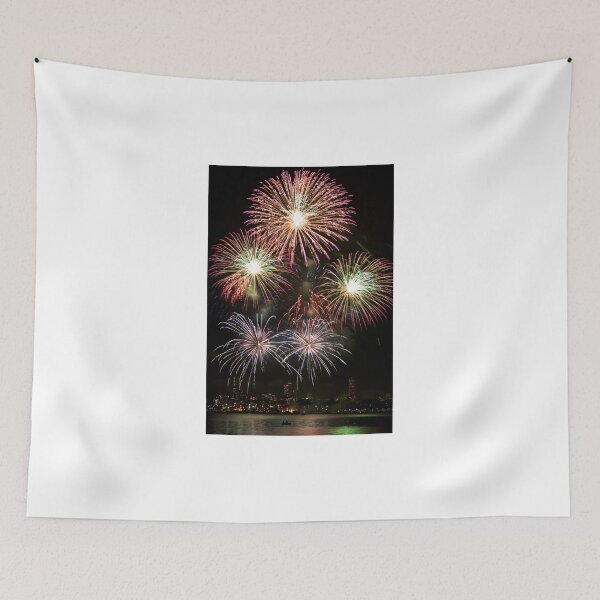 Item preview, High Five - Sydney Harbour - New Years Eve - Midnight Fireworks  designed and sold by Bryan Freeman.