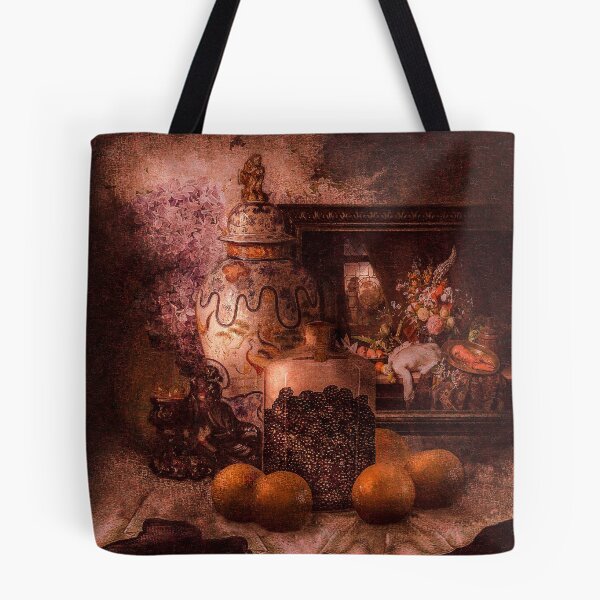 Item preview, Still Life with Blackberries and Oranges and lilacs designed and sold by Jeff Burgess.