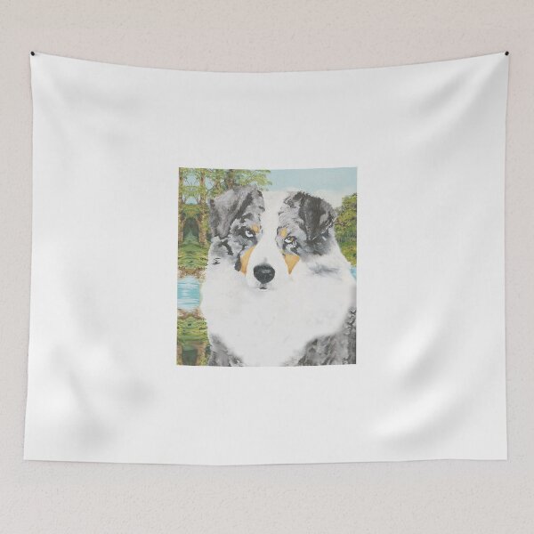 Item preview, Rowdy ~ Australian Shepherd ~ Oil Painting designed and sold by Barbara Applegate.