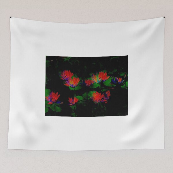 Item preview, Water Lilies Silk Print designed and sold by coppertrees.
