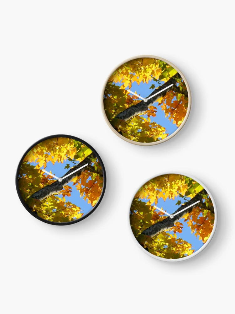 Thumbnail 3 of 4, Clock, Fall Maple designed and sold by John McCloskey.