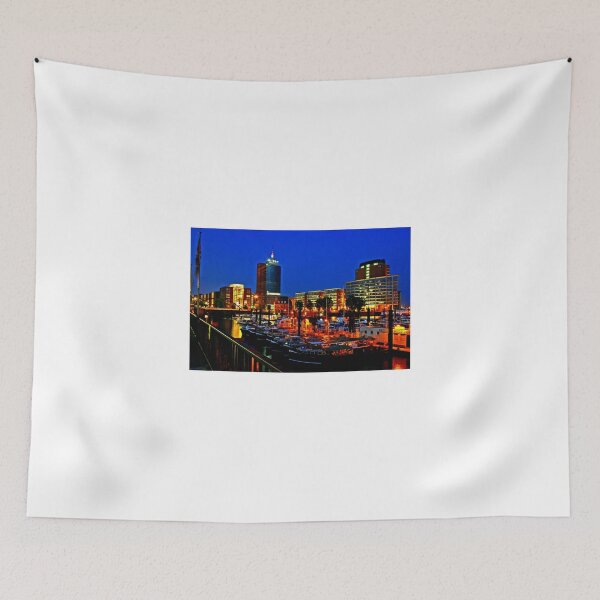 Item preview, Blue Hour at Kehrwieder Spitze designed and sold by SmoothBreeze7 | Liz Collet Photography.