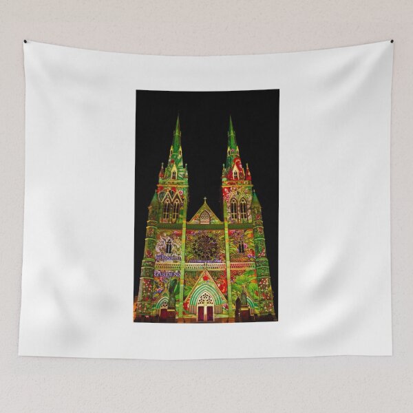 Item preview, St Marys Cathedral (Gardens) - Vivid Festival - Sydney - Australia designed and sold by Bryan Freeman.