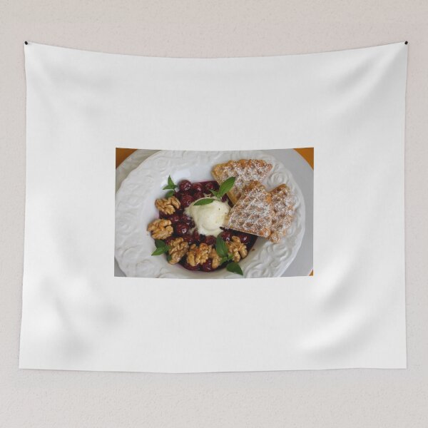 Item preview, Potatoe Waffles And Cherries with Maple Nuts designed and sold by SmoothBreeze7 | Liz Collet Photography.