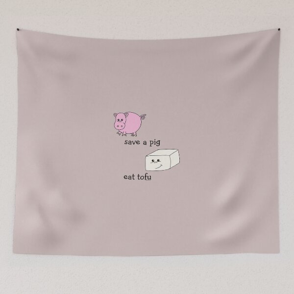 Item preview, Save a Pig Eat tofu designed and sold by Samitha Edwards.
