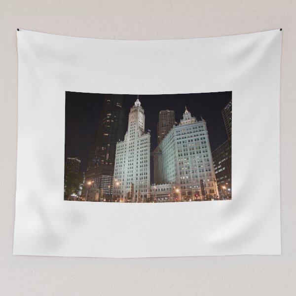Item preview, Chicago's Wrigley Building at Night designed and sold by eegibson.