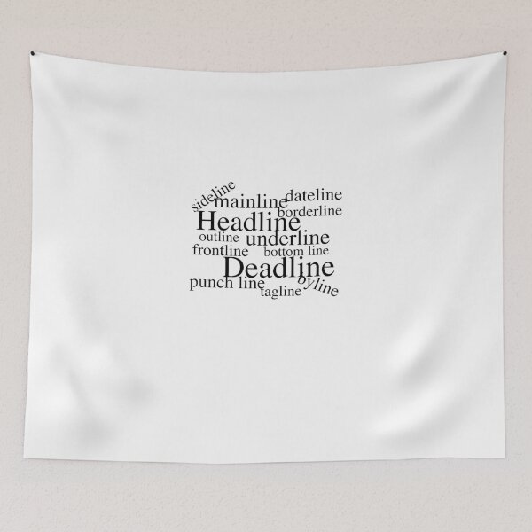 Item preview, Journalistic Lines designed and sold by Ron Marton.