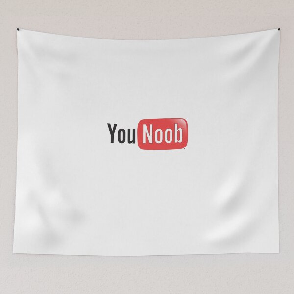 Item preview, YouTube Parody - You Noob - Internet Meme Shirt designed and sold by bleedart.