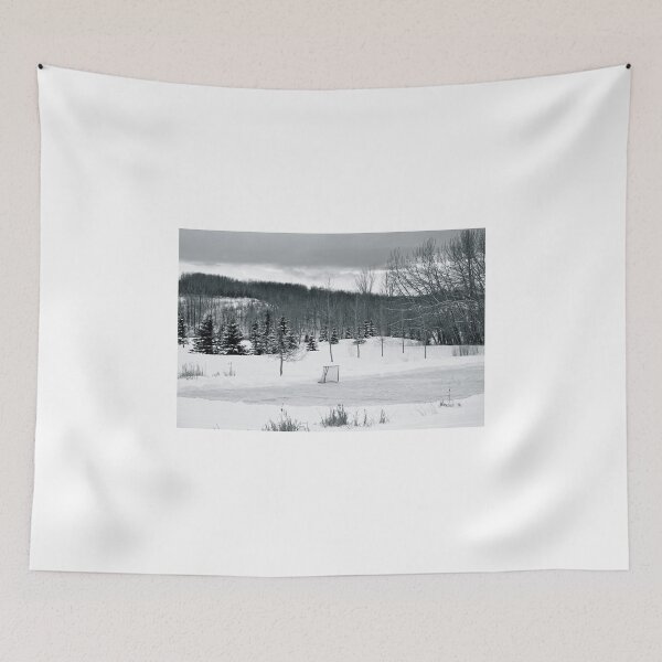 Item preview, Black and White Pond Hockey designed and sold by BrettAlcorn.