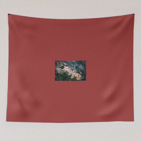 Item preview, Hillside Town View - Castelmezzano, Italy designed and sold by Sandra Albin.
